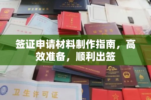 屏边签证申请材料制作指南，高效准备，顺利出签