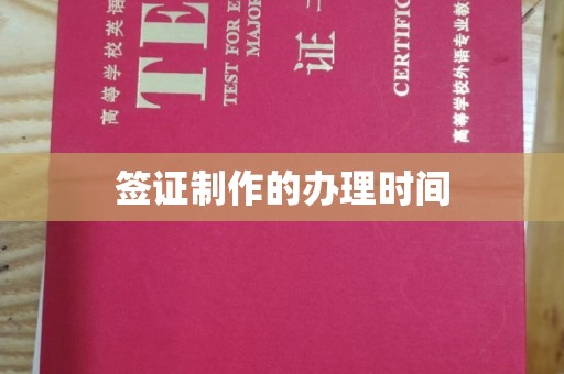 屏边签证制作的办理时间