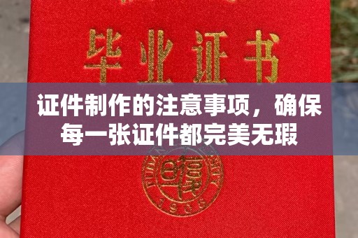 屏边证件制作的注意事项，确保每一张证件都完美无瑕