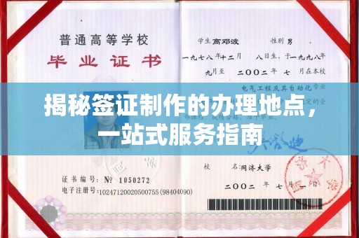 屏边揭秘签证制作的办理地点，一站式服务指南