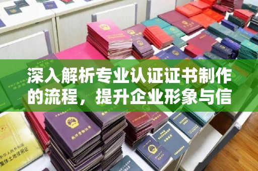 屏边深入解析专业认证证书制作的流程，提升企业形象与信任度