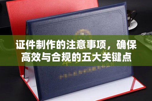屏边证件制作的注意事项，确保高效与合规的五大关键点