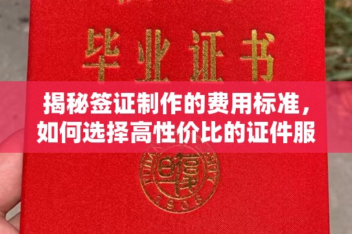 屏边揭秘签证制作的费用标准，如何选择高性价比的证件服务