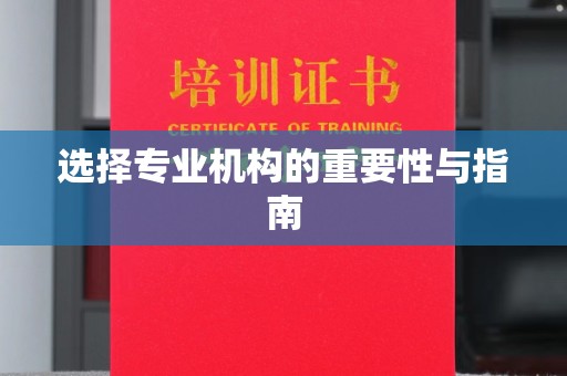 屏边选择专业机构的重要性与指南