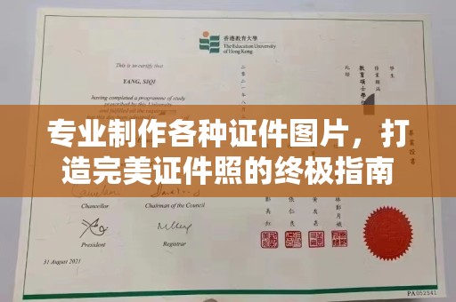 屏边专业制作各种证件图片，打造完美证件照的终极指南