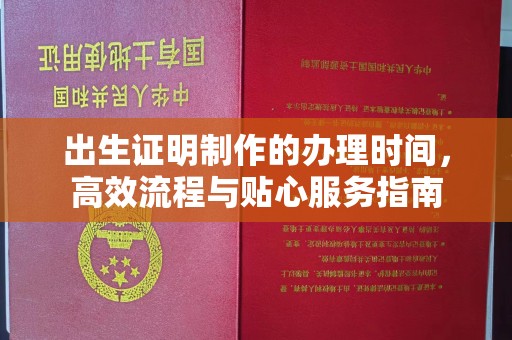 屏边出生证明制作的办理时间，高效流程与贴心服务指南