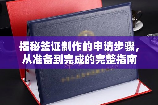 屏边揭秘签证制作的申请步骤，从准备到完成的完整指南