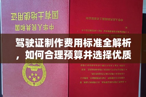 屏边驾驶证制作费用标准全解析，如何合理预算并选择优质服务？